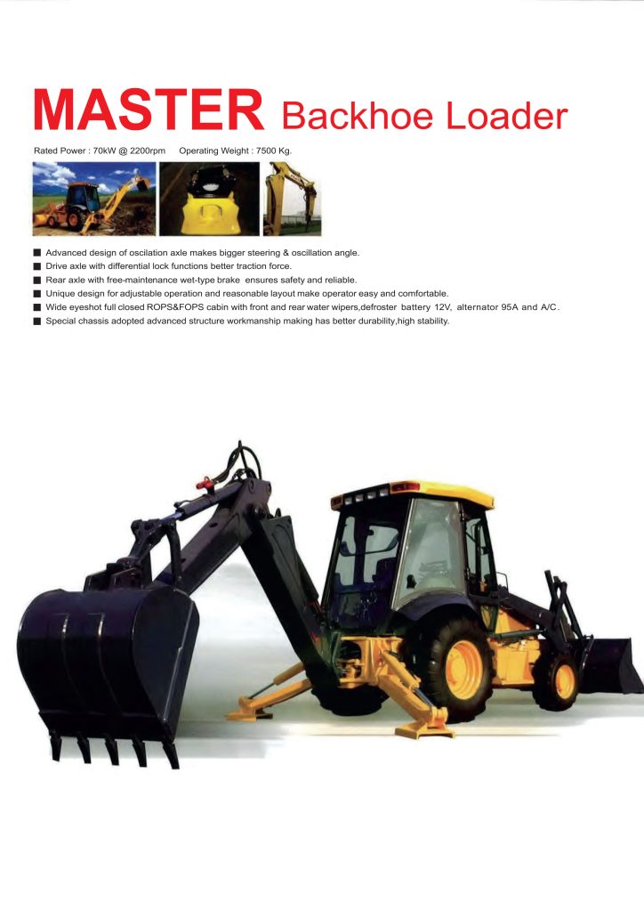 MASTER BACKHOE LOADER